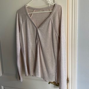 Cream Long Sleeve Shirt